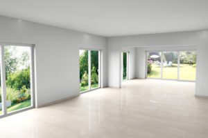 CAD-Plan für Wohnzimmer inkl. hellen Marmor-Fliesen
